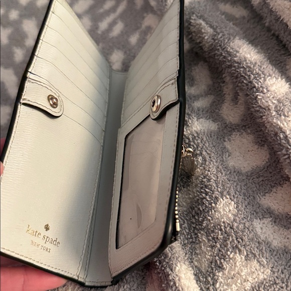 Kate Spade Bailey Slim Black Leather Bifold/Clutch - Picture 2 of 3